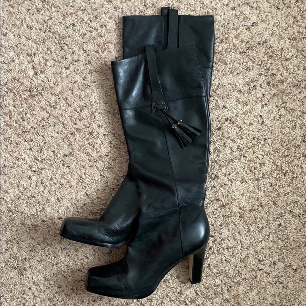 Nine West leather boots 👢